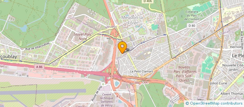 localisation de l'entreprise VELIZY PLUS  VELIZY-VILLACOUBLAY