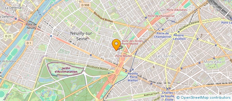 localisation de l'entreprise VELIZY PRESSING à NEUILLY-SUR-SEINE