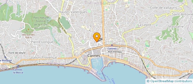 localisation de l'entreprise VELKIA IMMOBILIER à CANNES