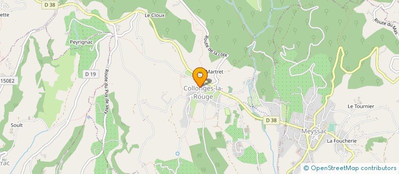 localisation de l'entreprise VELL GYM  CHAUFFOUR-SUR-VELL