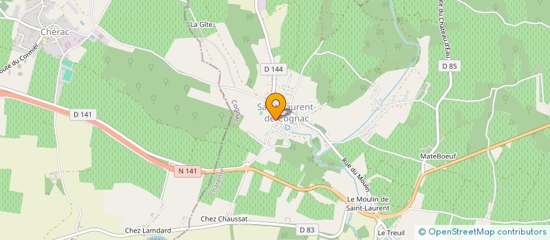 localisation de l'entreprise VELLA à SAINT-LAURENT-DE-COGNAC