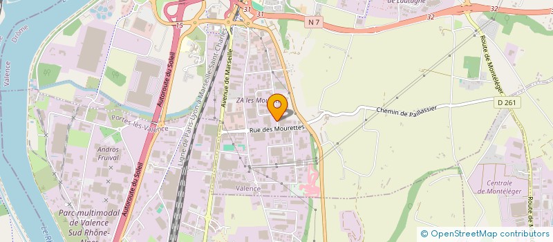localisation de l'entreprise VELLA PERE ET FILS à VALENCE