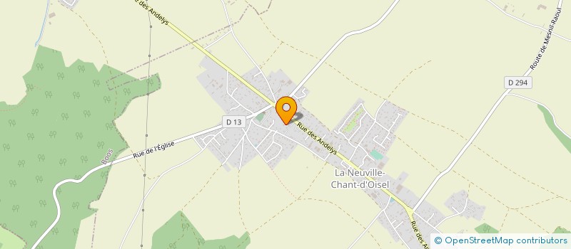 localisation de l'entreprise VELLAIDOM  LA NEUVILLE-CHANT-D'OISEL