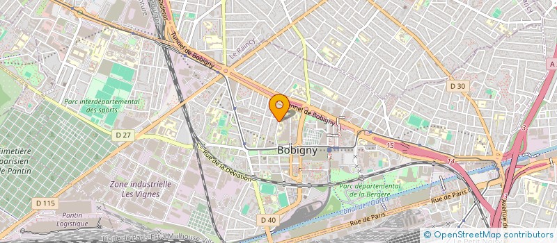 localisation de l'entreprise VELLARD MEDICAL à BOBIGNY