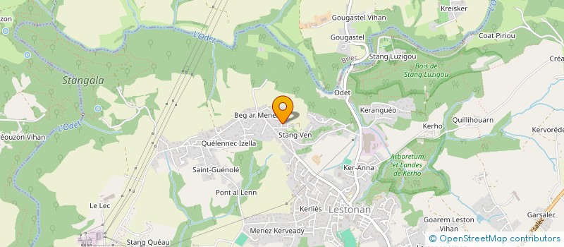 localisation de l'entreprise VELLD FINANCES  ERGUE-GABERIC