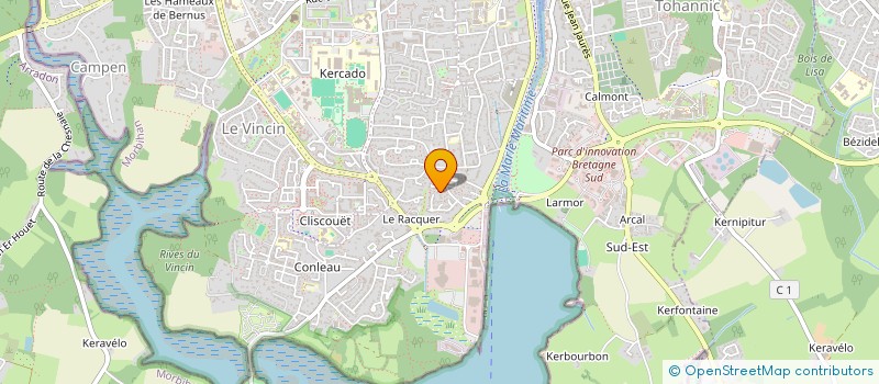 localisation de l'entreprise VELLEDA  VANNES