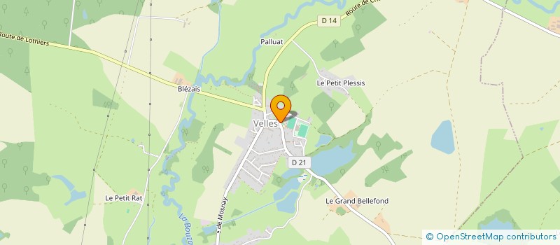 localisation de l'entreprise VELLES CANTO à VELLES
