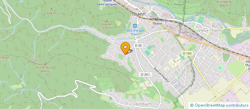 localisation de l'entreprise VELLIANCE  THANN