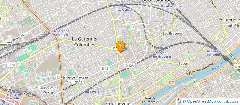 localisation de l'entreprise VELLORA à COURBEVOIE