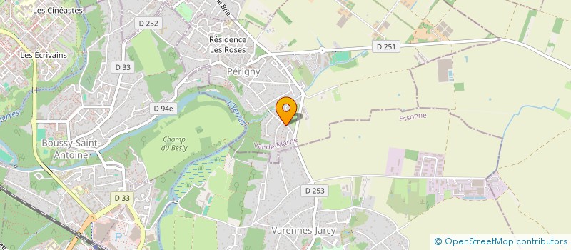 localisation de l'entreprise VELLY PATRIMOINE à SAINT-MAUR-DES-FOSSES