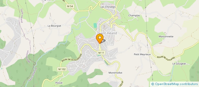 localisation de l'entreprise VELM  SAINT-HEAND