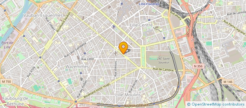 localisation de l'entreprise VELMA à LILLE