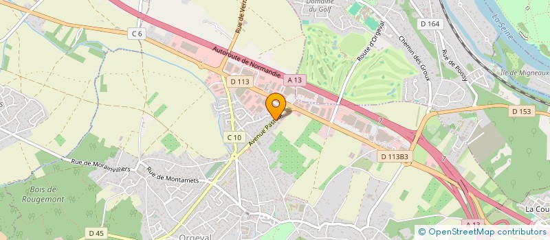 localisation de l'entreprise VELO 78 à ORGEVAL