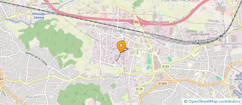 localisation de l'entreprise VELO 83 à SIX-FOURS-LES-PLAGES