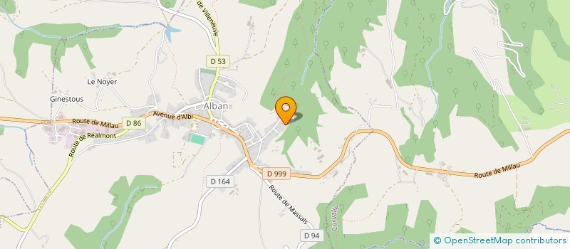 localisation de l'entreprise VELO CLUB ALBANAIS  ALBAN