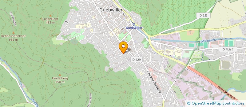 localisation de l'entreprise VELO CLUB ALSATIA GUEBWILLER  WUENHEIM