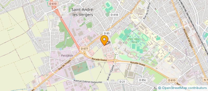 localisation de l'entreprise VELO CLUB ARCIS  ROSIERES-PRES-TROYES