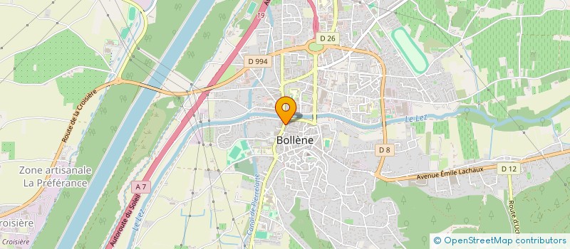 localisation de l'entreprise VELO CLUB BOLLENOIS à BOLLENE