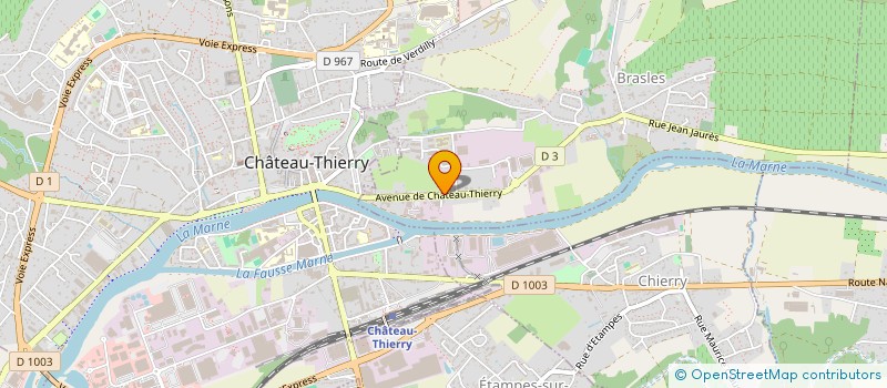 localisation de l'entreprise VELO CLUB CHATEAU THIERRY ET SA METROPOLE à BRASLES
