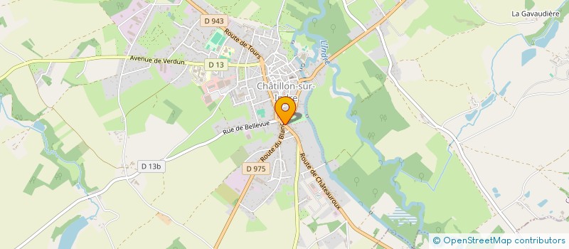 localisation de l'entreprise VELO CLUB CHATILLONNAIS à BAUDRES