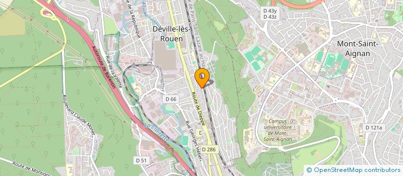 localisation de l'entreprise VELO CLUB DE DEVILLE LES ROUEN  DEVILLE-LES-ROUEN