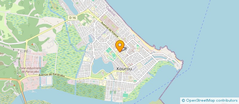 localisation de l'entreprise VELO CLUB DE KOUROU  KOUROU