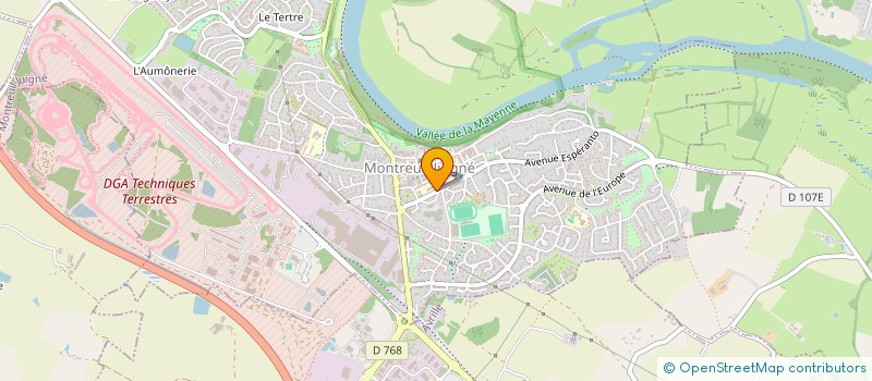 localisation de l'entreprise VELO CLUB DE MONTREUIL JUIGNE  MONTREUIL-JUIGNE