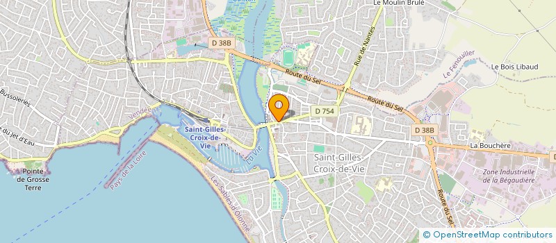 localisation de l'entreprise VELO CLUB DE ST GILLES CROIX DE VIE à SAINT-GILLES-CROIX-DE-VIE