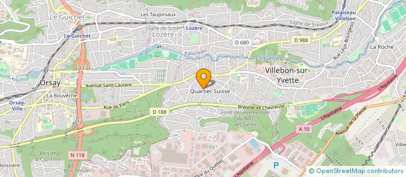 localisation de l'entreprise VELO CLUB DE VILLEBON à VILLEBON-SUR-YVETTE