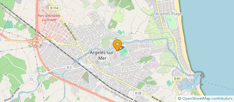 localisation de l'entreprise VELO CLUB DES ALBERES  ARGELES SUR MER