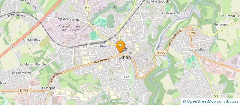 localisation de l'entreprise VELO CLUB DINANNAIS à DINAN