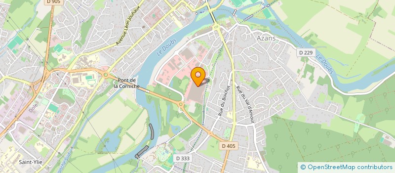 localisation de l'entreprise VELO CLUB DOLOIS à DOLE