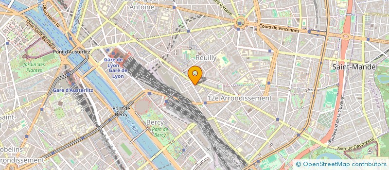 localisation de l'entreprise VELO CLUB DU 12 EME à PARIS