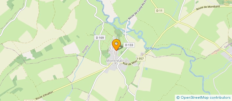 localisation de l'entreprise VELO CLUB DU BORNANT  VASSY-SOUS-PISY