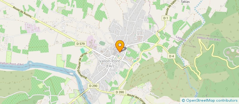 localisation de l'entreprise VELO CLUB DU PAYS VALLONNAIS à VALLON-PONT-D'ARC