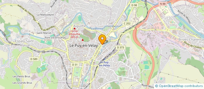 localisation de l'entreprise VELO CLUB DU VELAY à LE PUY-EN-VELAY