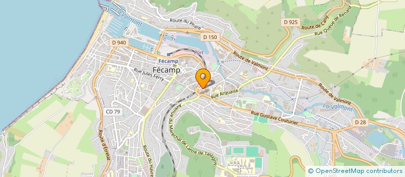 localisation de l'entreprise VELO CLUB FECAMPOIS CYCLISME  FECAMP