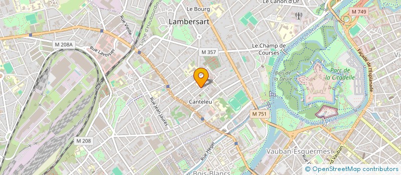 localisation de l'entreprise VELO CLUB LAMBERSARTOIS à LAMBERSART