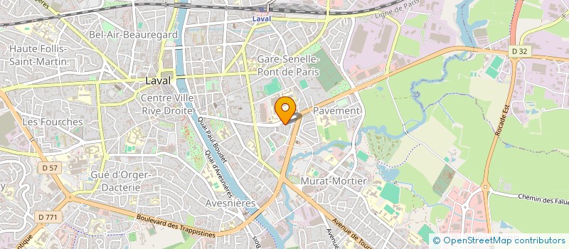 localisation de l'entreprise VELO CLUB LAVALLOIS à LAVAL