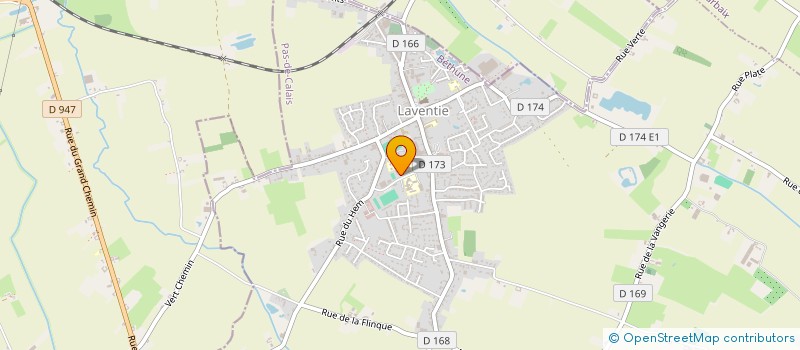 localisation de l'entreprise VELO CLUB LAVENTIE  LAVENTIE