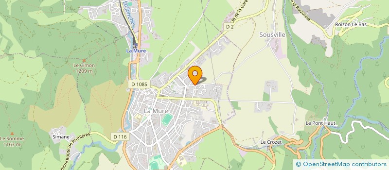 localisation de l'entreprise VELO CLUB MATHEYSIN  LA MURE