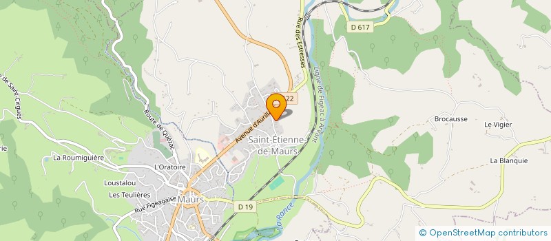localisation de l'entreprise VELO CLUB MAURSOIS à MAURS