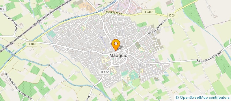 localisation de l'entreprise VELO CLUB MELGORIEN  MAUGUIO