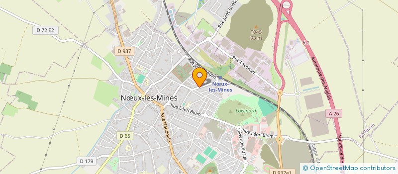 localisation de l'entreprise VELO CLUB NOEUXOIS  NUX-LES-MINES