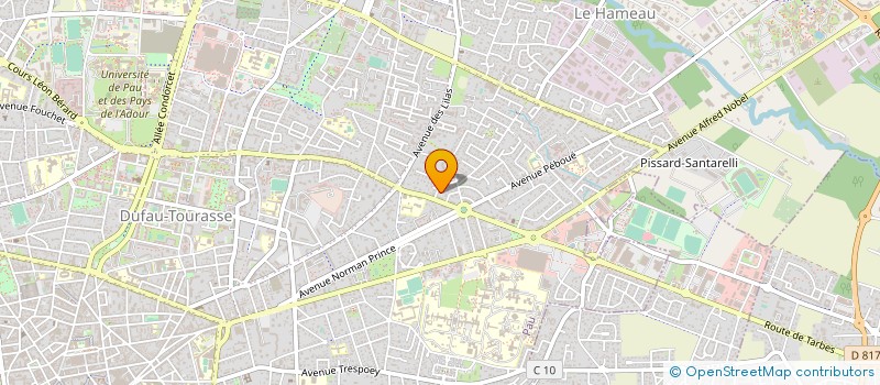 localisation de l'entreprise VELO CLUB PAU BEARN LES ISARDS à PAU