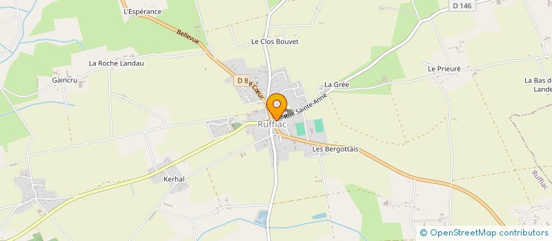 localisation de l'entreprise VELO CLUB RUFFIACOIS  RUFFIAC