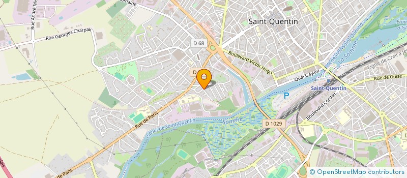localisation de l'entreprise VELO CLUB SAINT-QUENTINOIS CYCLOTOURISME à SAINT-QUENTIN