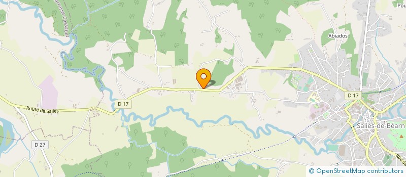 localisation de l'entreprise VELO CLUB SALISIEN à SALIES-DE-BEARN