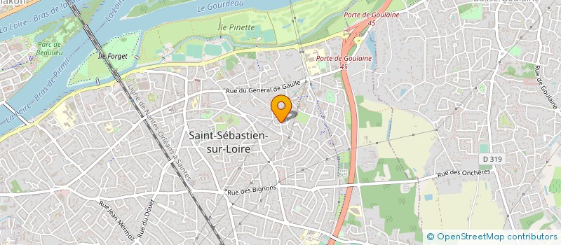 localisation de l'entreprise VELO CLUB SEBASTIENNAIS  SAINT-SEBASTIEN-SUR-LOIRE