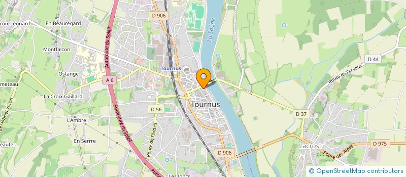 localisation de l'entreprise VELO CLUB TOURNUS à TOURNUS